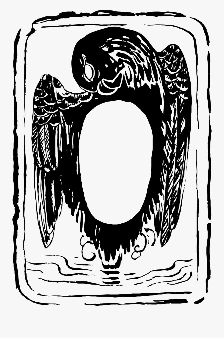 Vintage Black And White Drawing Free Picture - Drawing, Transparent Clipart