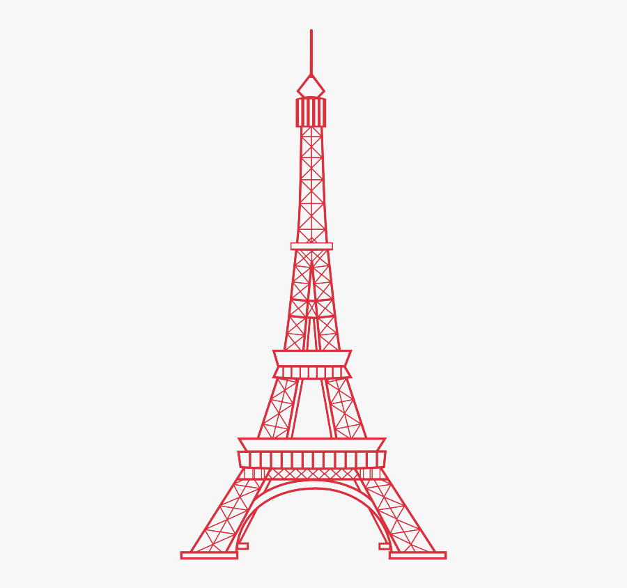 Eiffel Tower Colouring Pages, Transparent Clipart
