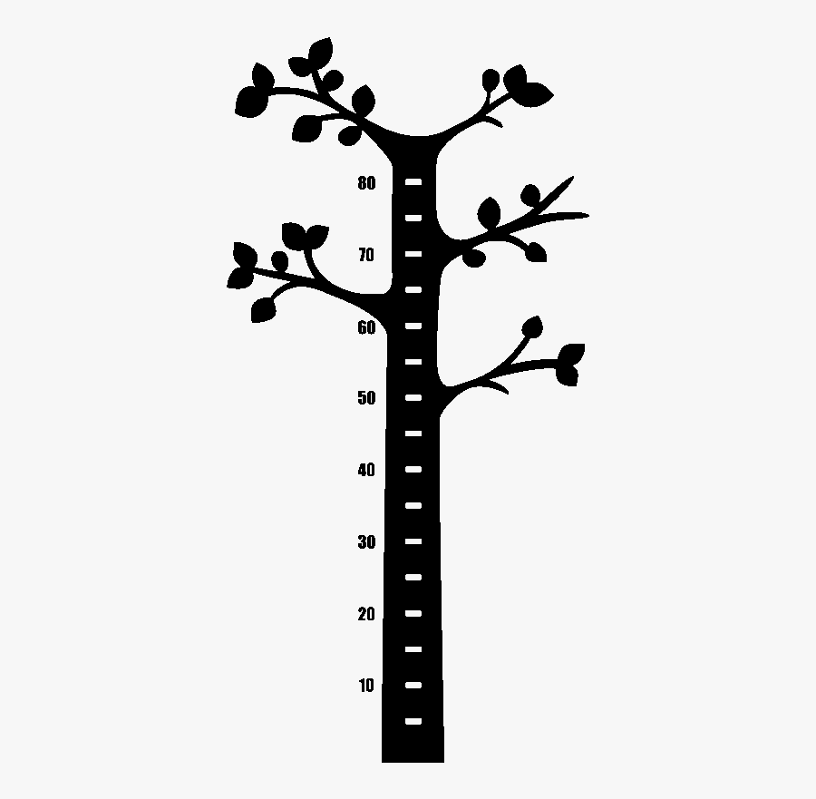 Sticker Toise Arbre Ambiance Sticker Si - Sticker Toise Nature, Transparent Clipart