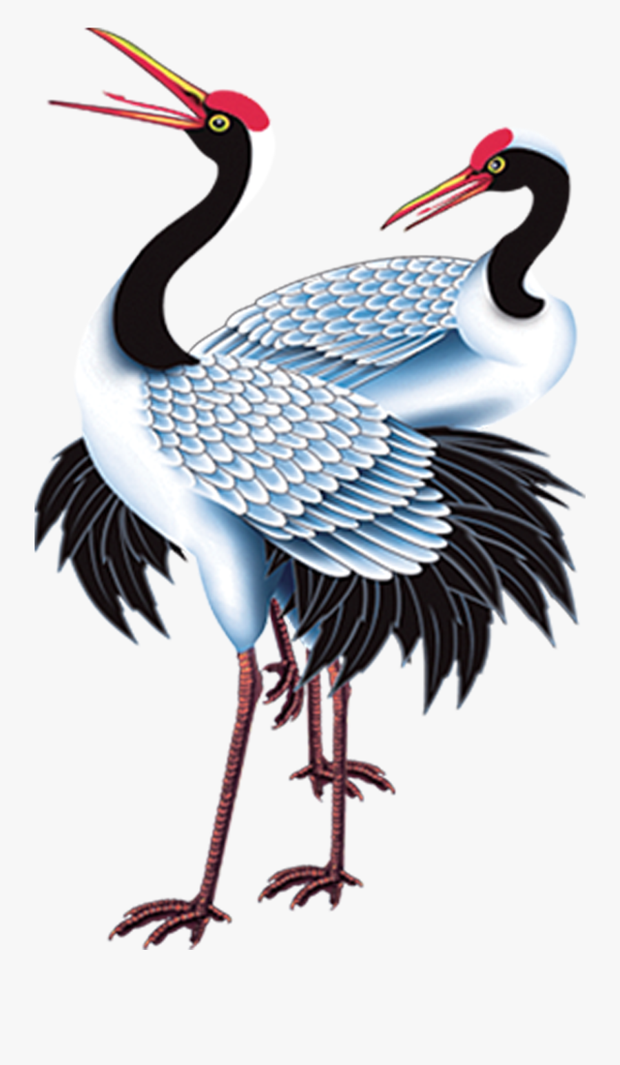 Clip Art Ink Crane Transprent Png - Hình Ảnh Con Hạc, Transparent Clipart