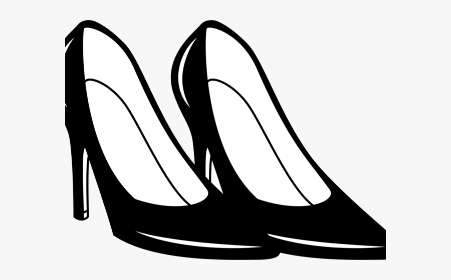Heels Clipart Black And White, Transparent Clipart