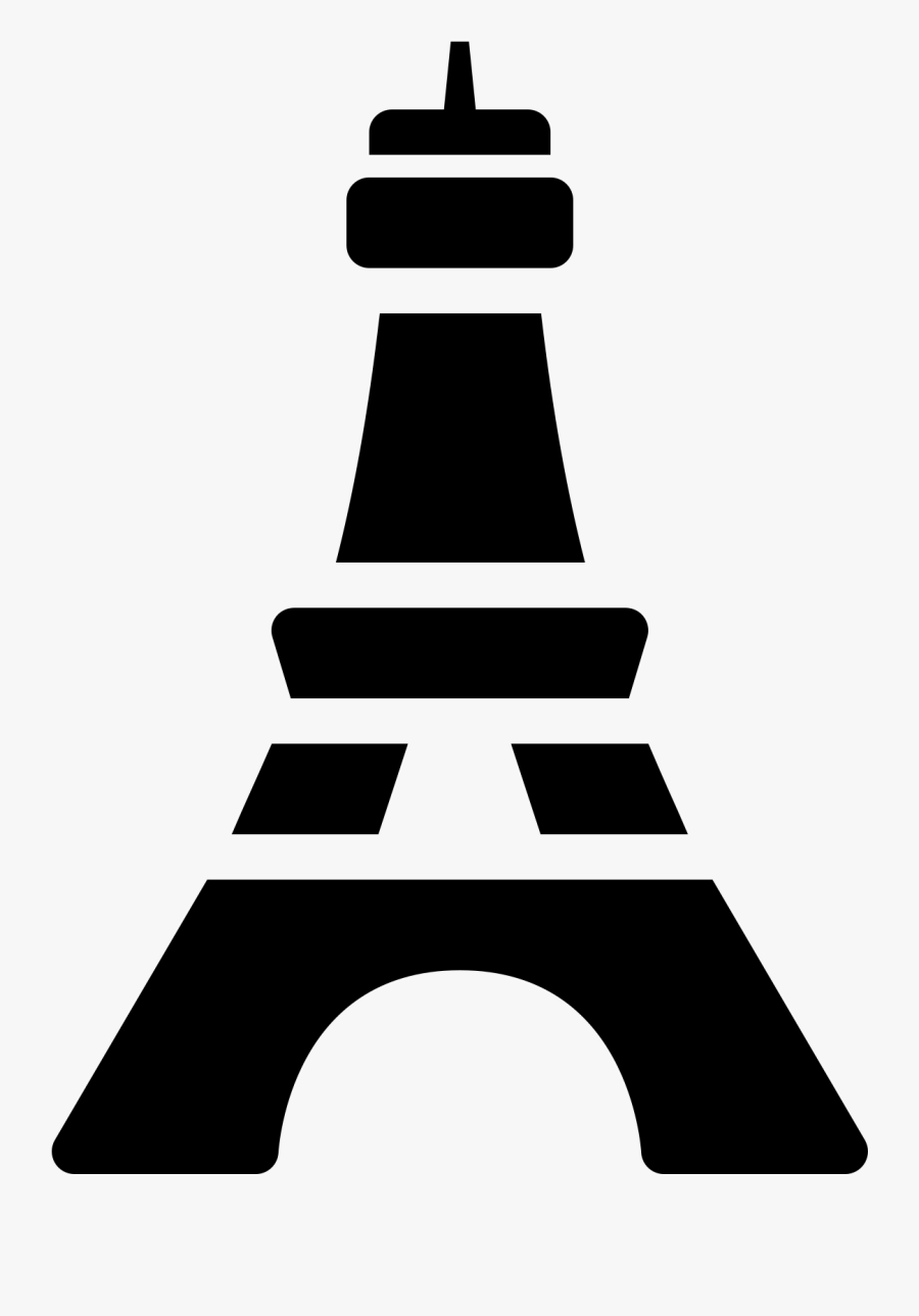 Eiffel Tower Filled Icon Free Download Png And Vector - Icone Tour Eiffel, Transparent Clipart