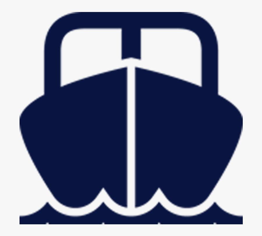 River Cruise Icon, Transparent Clipart