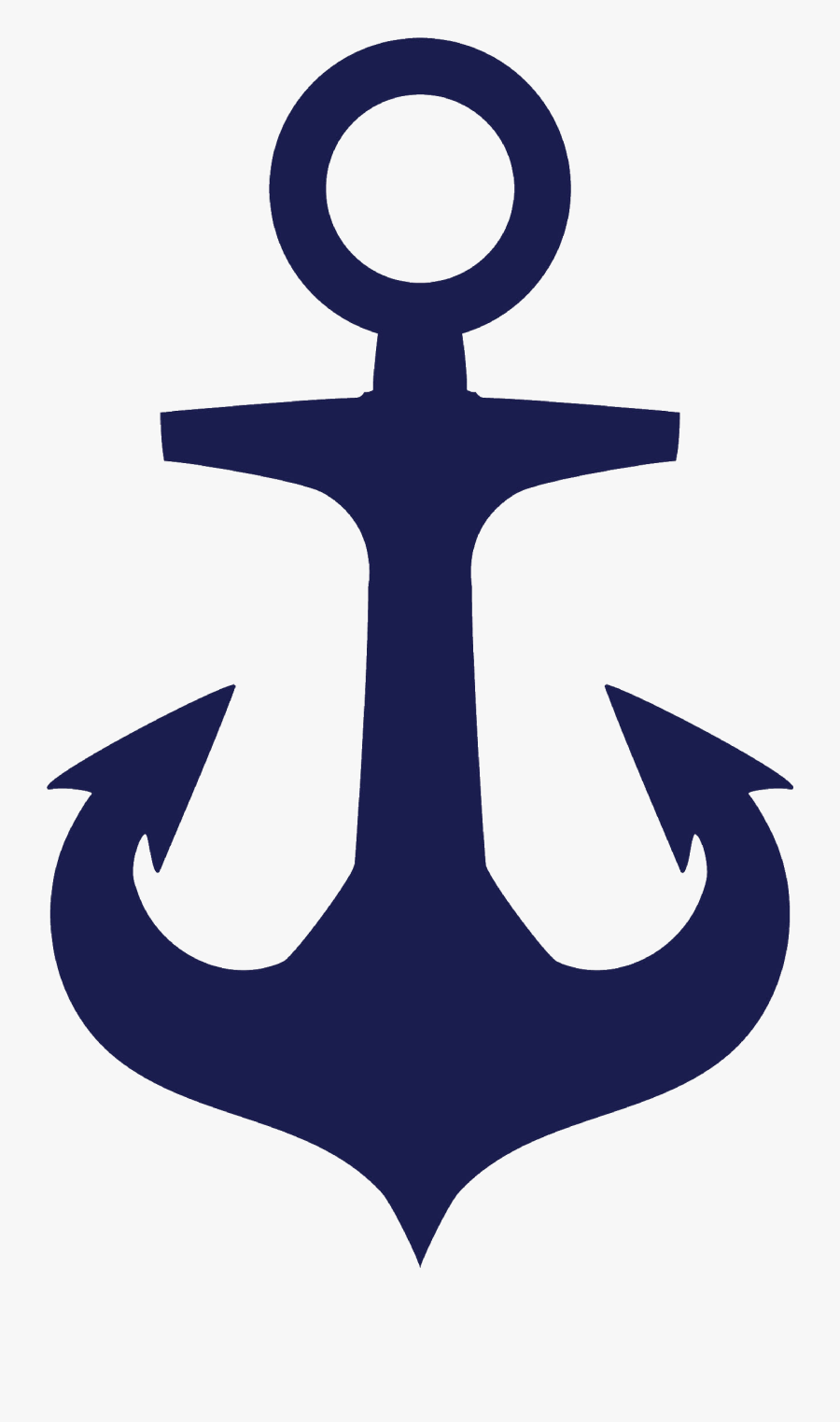 Blue Anchor Png, Transparent Clipart
