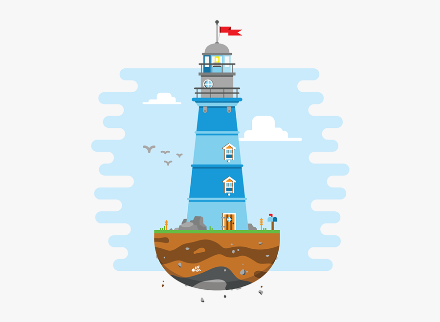 Drawing Lighthouse Illustrator - Illustrator Drawing Ideas, Transparent Clipart