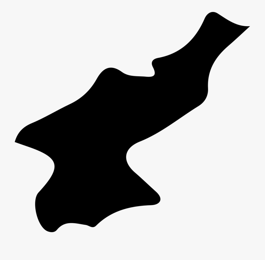 North Korea Clipart Svg - North Korea Country Shape, Transparent Clipart