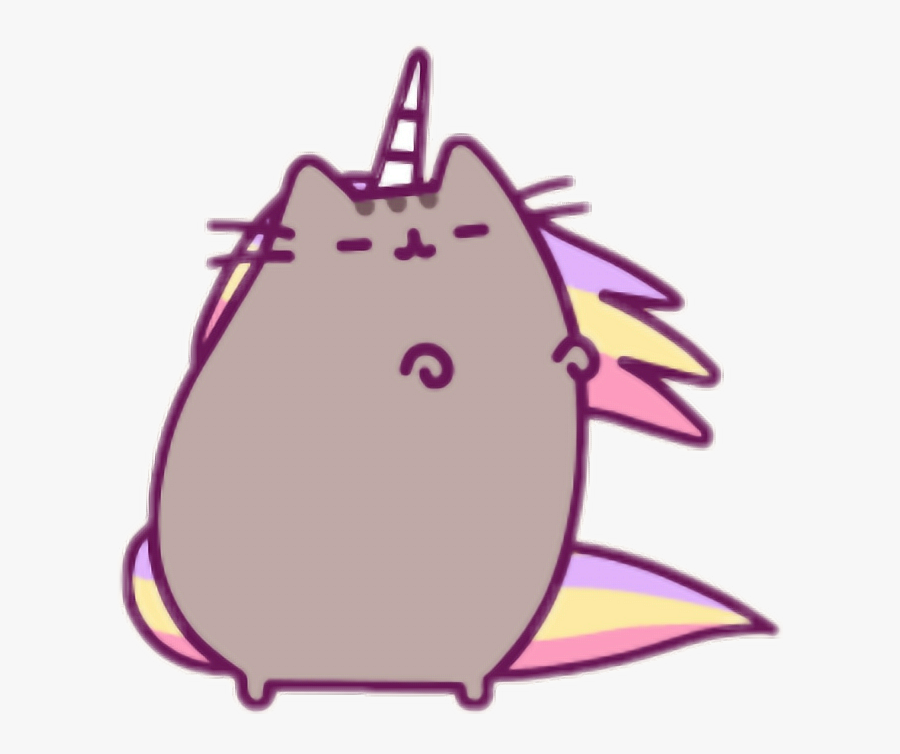 Transparent Pusheen Birthday Png - Pusheen Unicorn, Transparent Clipart