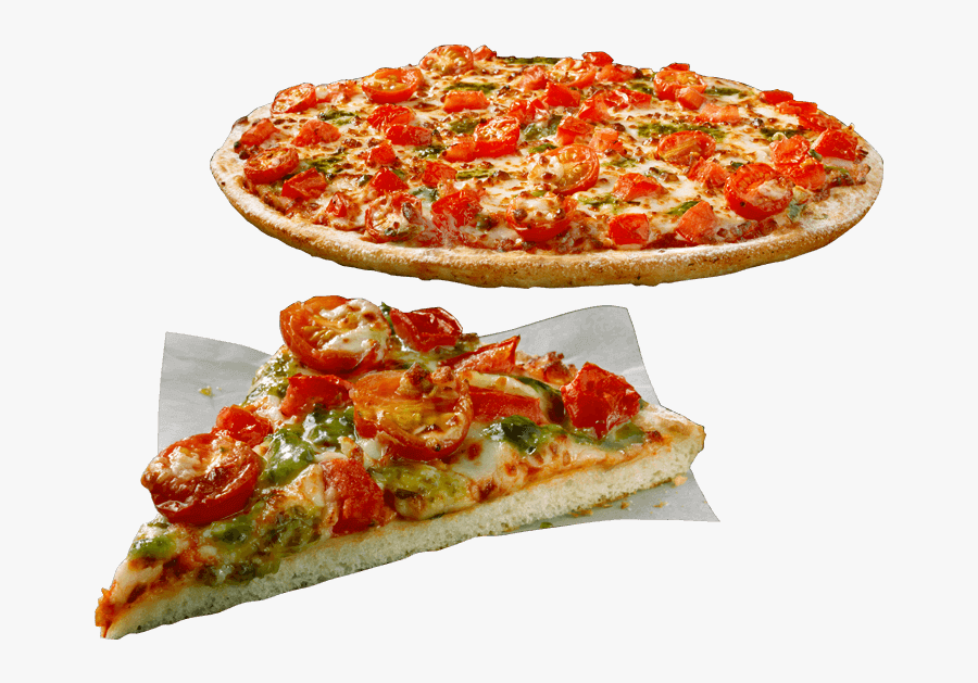 Margherita Pizza Domino, Transparent Clipart