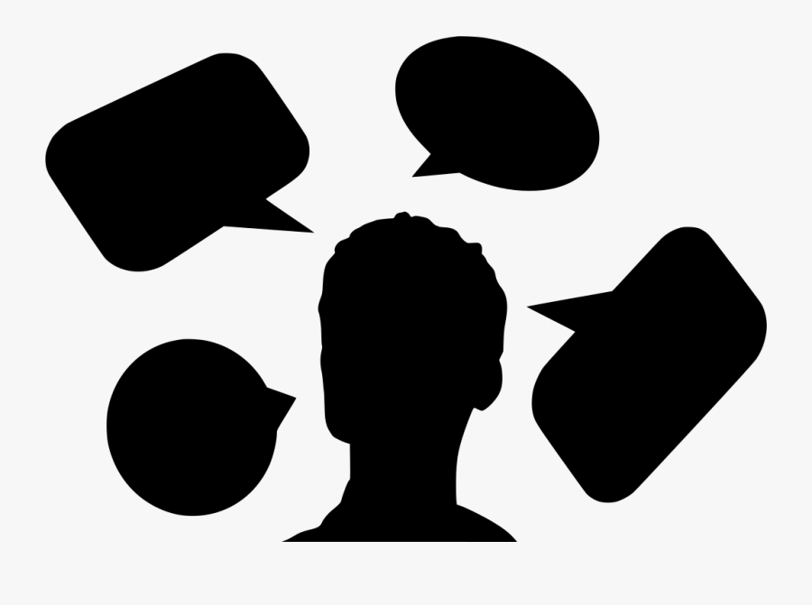 When You Know That Only Thinking Positively Is Not - Self Talk Transparent, Transparent Clipart