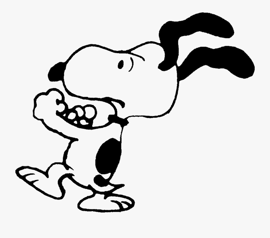 Snoopy Fighting, Transparent Clipart