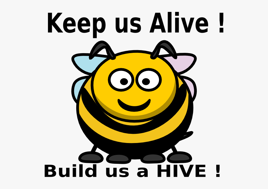Cartoon Bee, Transparent Clipart