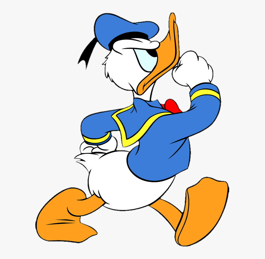 #duckdonald #duck #donald #pato #patodonald #bravo - Donald Duck Walking, Transparent Clipart