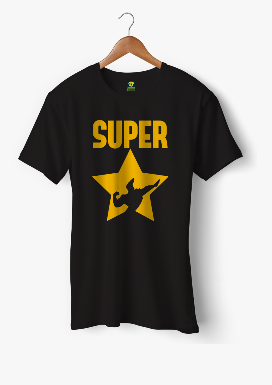 Johnny Bravo Superstar Half Sleeve T-shirt - Сын Маминой Подруги Футболка, Transparent Clipart
