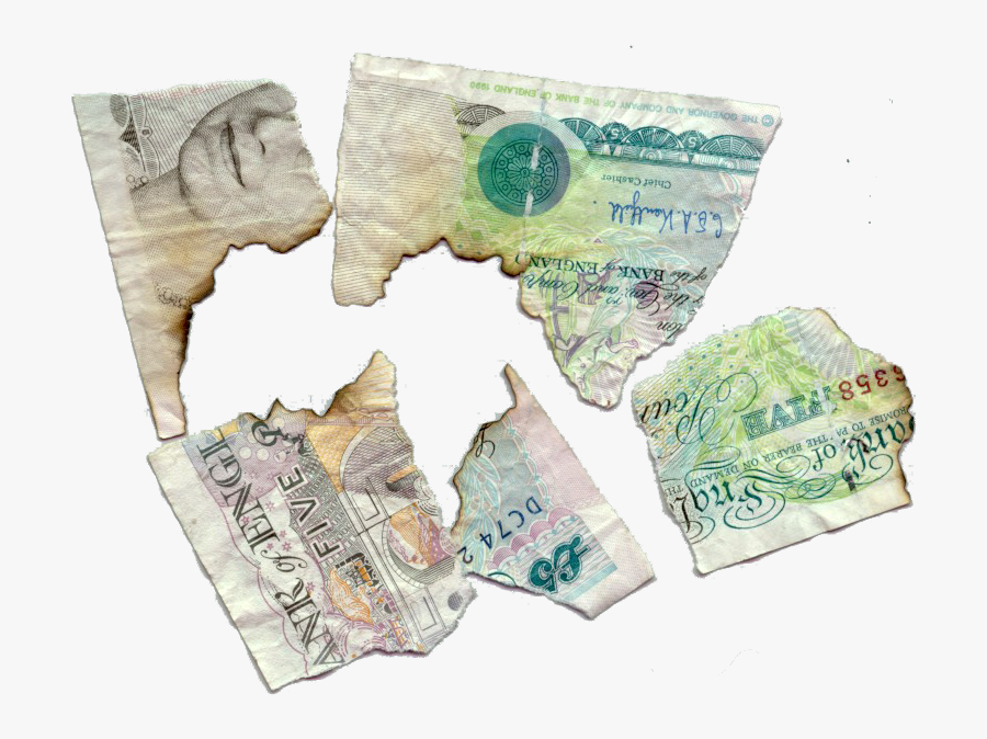 Clip Art Ripped Money - Ripped Up Money Uk, Transparent Clipart
