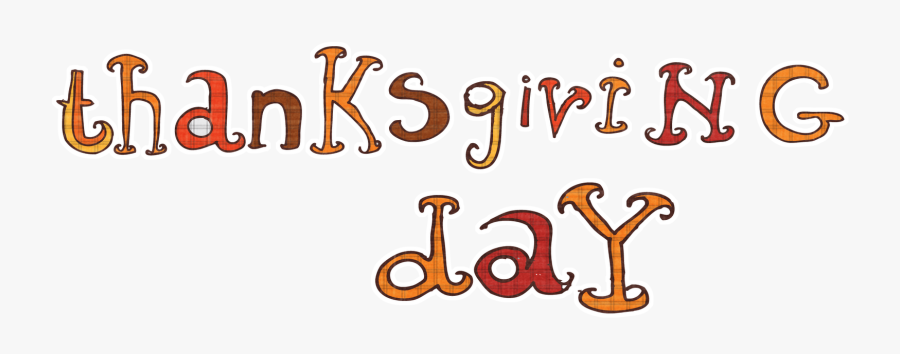 Thanksgiving 2017 Png - Thanksgivingday Png, Transparent Clipart