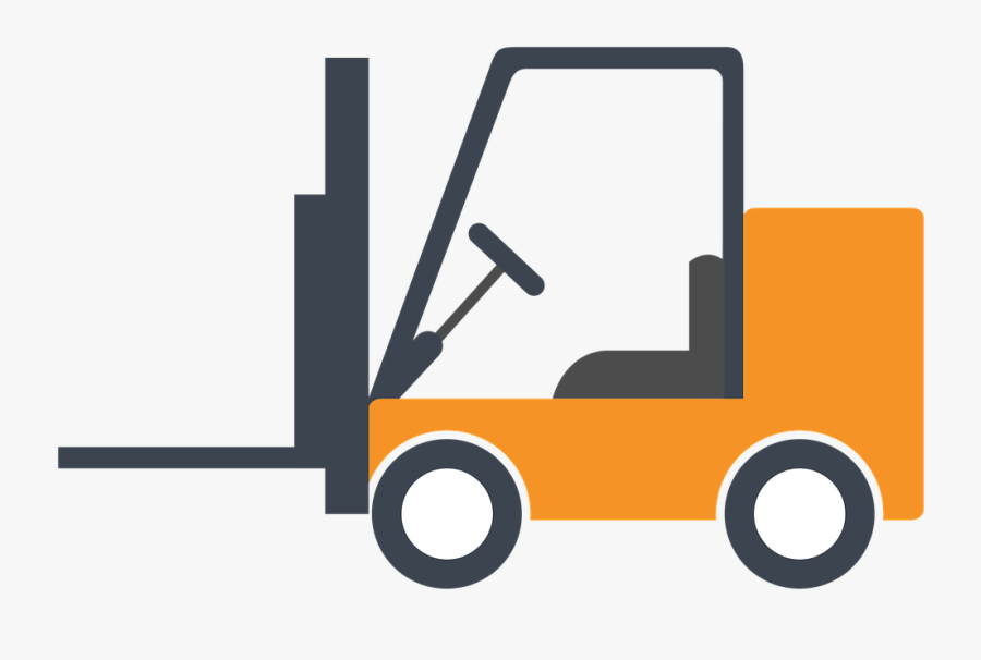 Forklift Clipart Crash - Machine De Manutention, Transparent Clipart