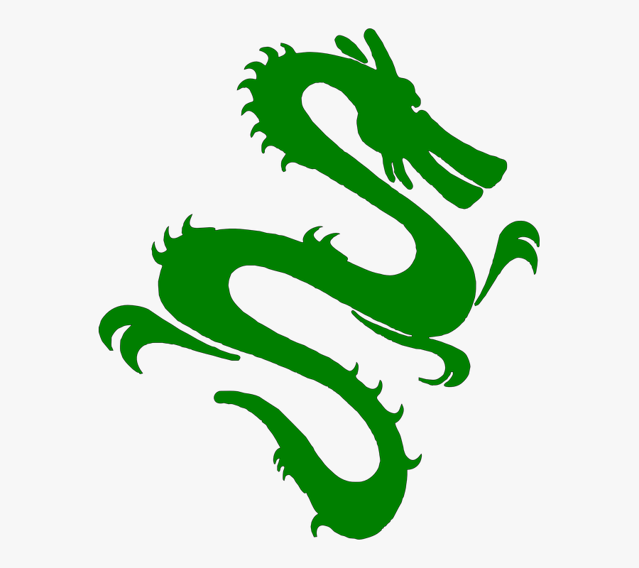 Green Dragon Clipart, Transparent Clipart