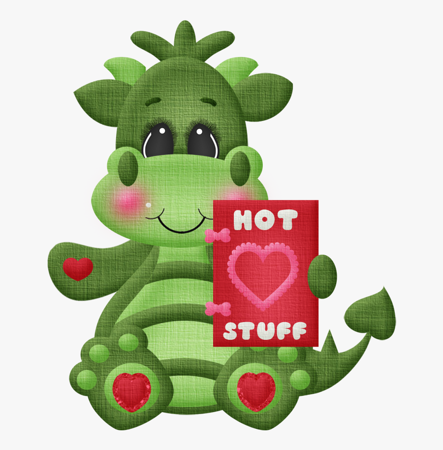 Valentine Clipart Dragons, Transparent Clipart