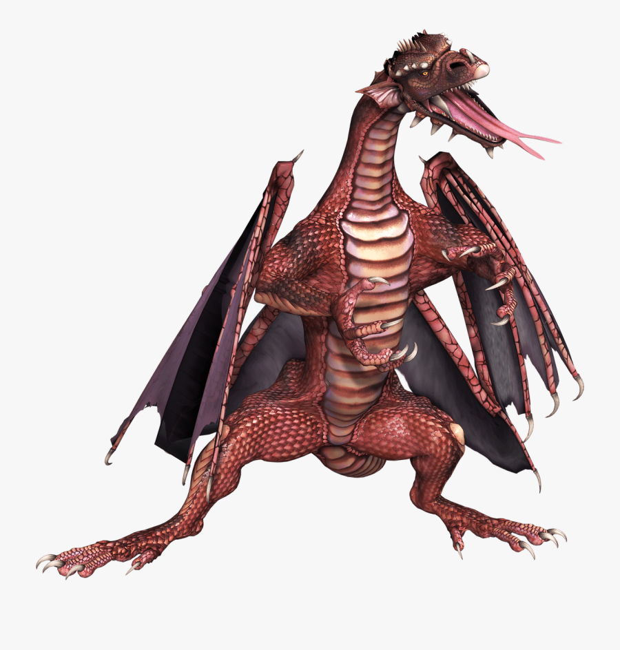 Dragon Standing Up - Dragon Standing Up Realistic, Transparent Clipart