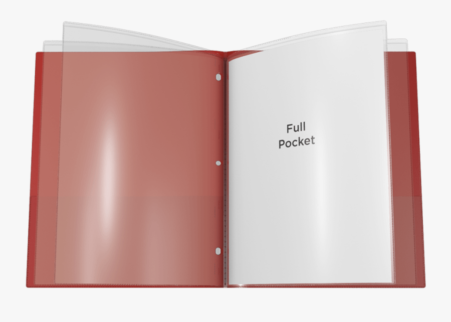 Transparent Folders Clear Presentation - Book Cover, Transparent Clipart