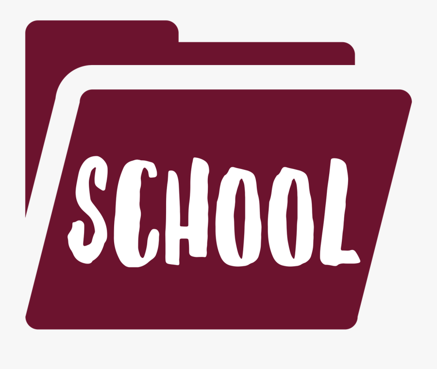Folder Icons School - School Folder Logo, Transparent Clipart