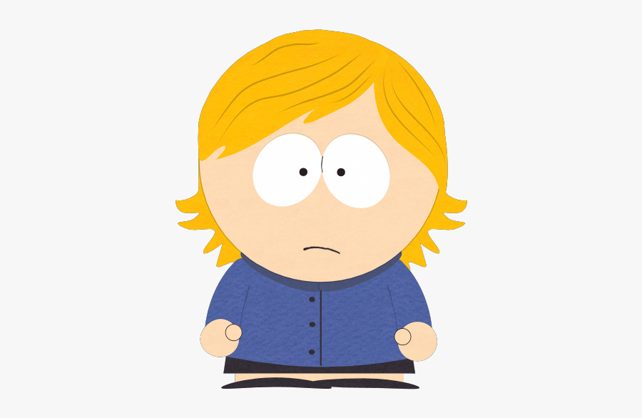Short Blonde Haired Character, Transparent Clipart