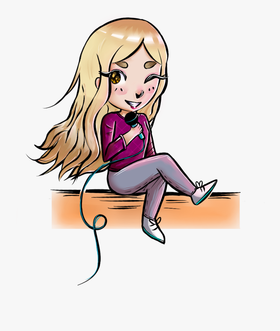 Chibi Blonde, Transparent Clipart