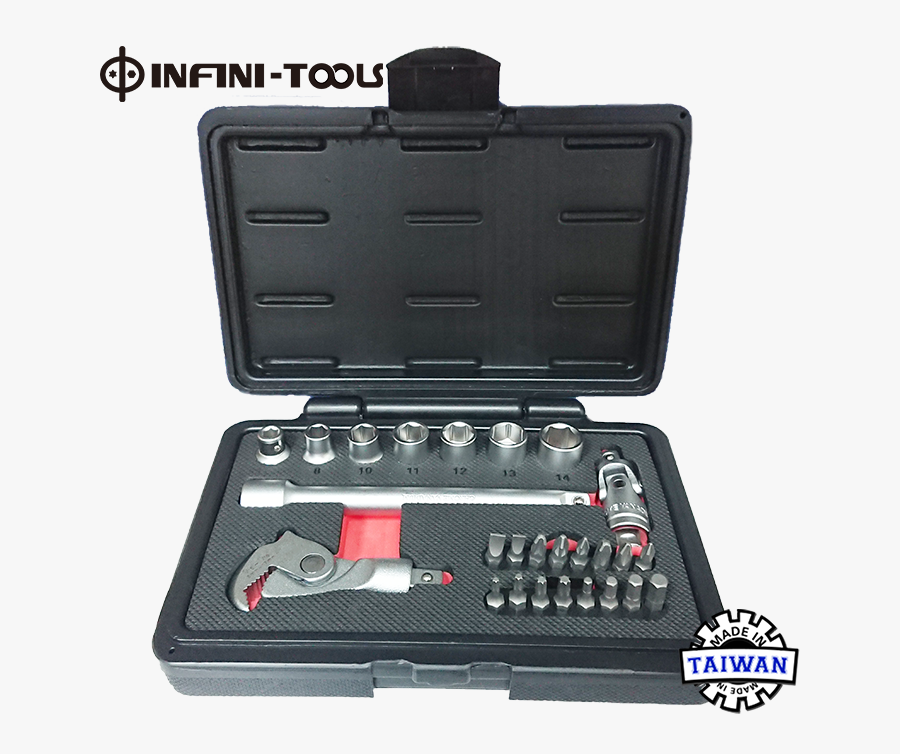 Taiwan 26 Pc Multi-functional Quick Wrench Bits And - Impact Wrench, Transparent Clipart