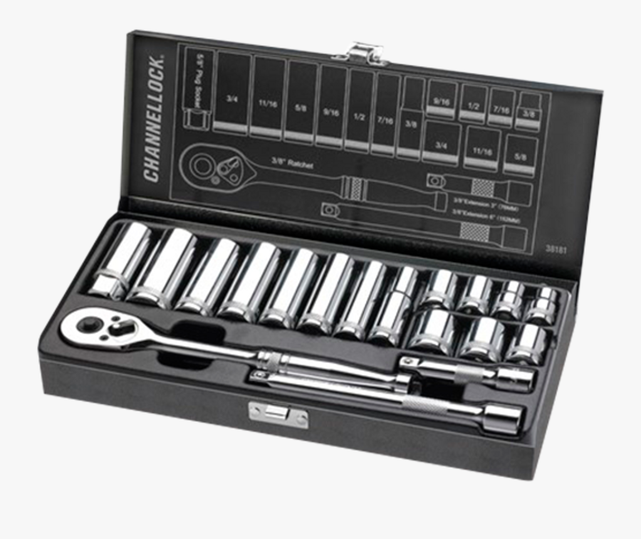 Channel Lock Socket Set - Channellock Socket Set, Transparent Clipart