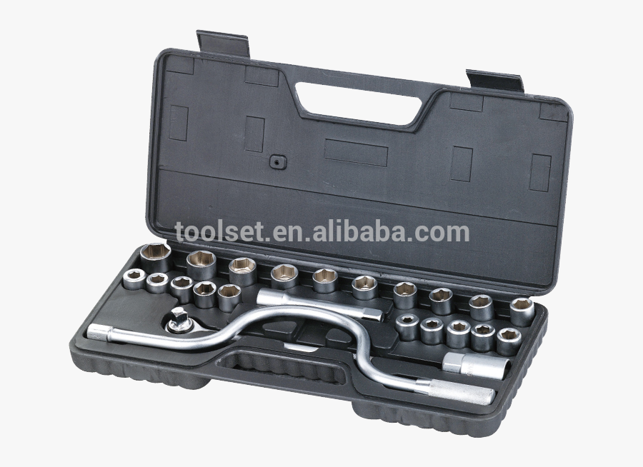 25pcs Professional Spanner Tools 1/2 - Socket Wrench, Transparent Clipart