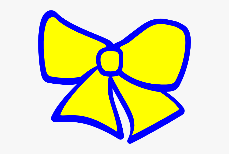 Hair Bow Clipart - Yellow And Black Bow, Transparent Clipart