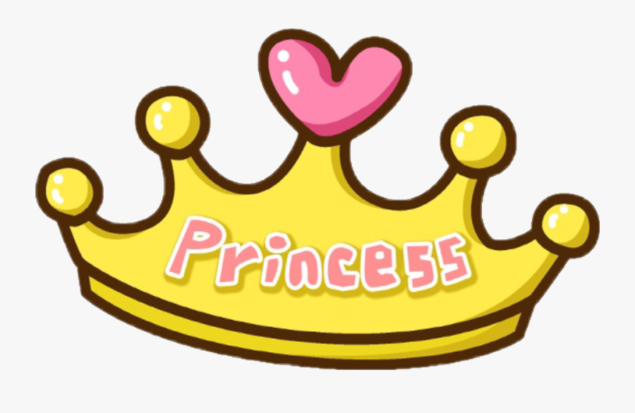 #crown #prince #princess #king #queen - Princess Cartoon Crown, Transparent Clipart