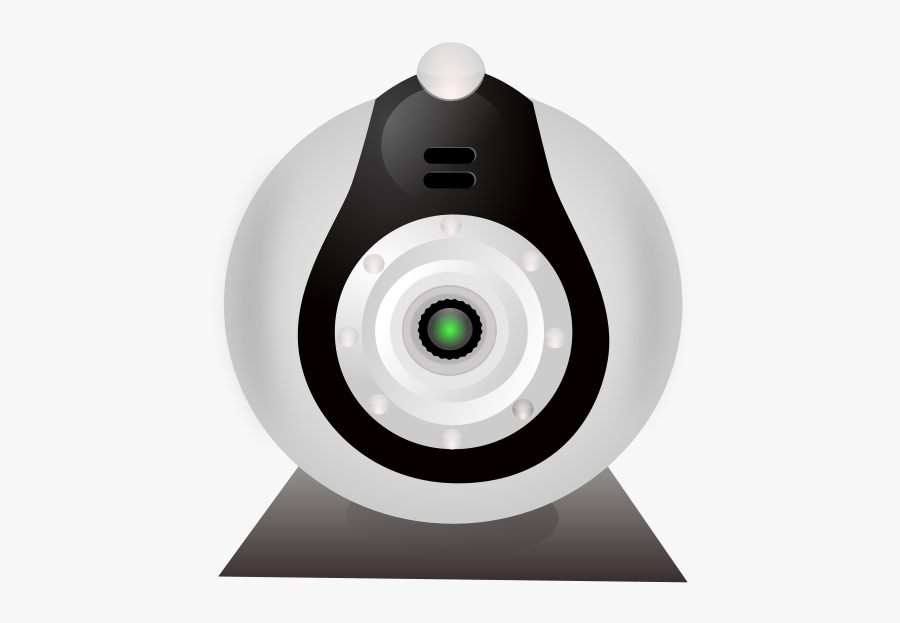 Webcam X - Web Camera Clipart Black And White, Transparent Clipart