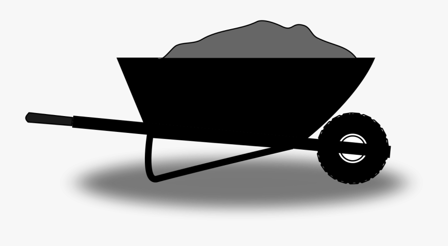 Wheelbarrow Clipart By Algotruneman - Clip Art Wheelbarrow, Transparent Clipart