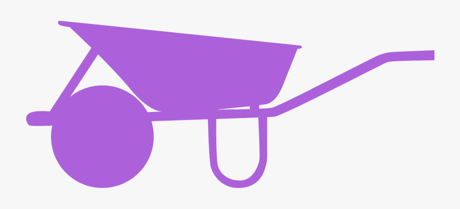 Wheelbarrow Silhouette, Transparent Clipart