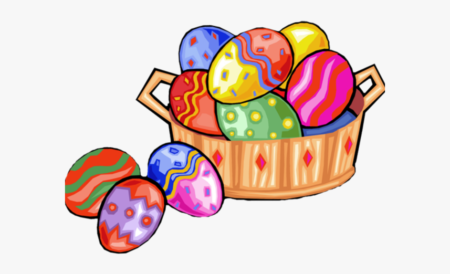Easter Free Clipart - Easter Egg Basket Clipart, Transparent Clipart