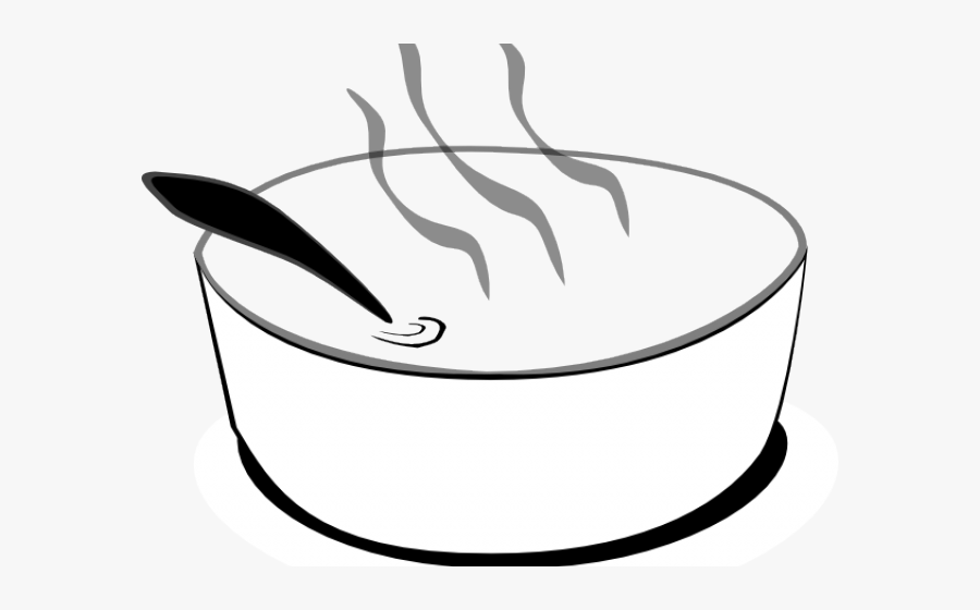 Spoon Clipart Empty Bowl - Bowl Of Hot Soup Clip Art, Transparent Clipart