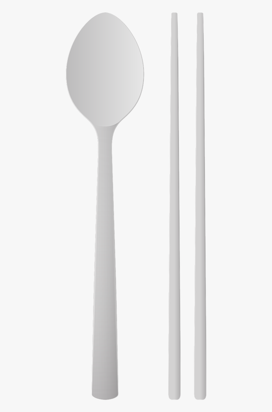 Vector Spoon White - 숟가락 일러스트, Transparent Clipart