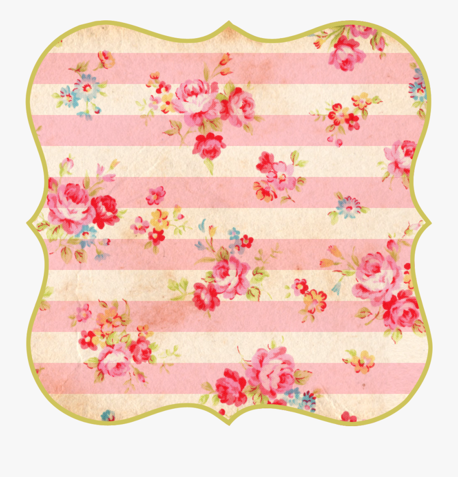 Clip Art Shabby Chic Wrapping Paper - Shabby Chic Png, Transparent Clipart