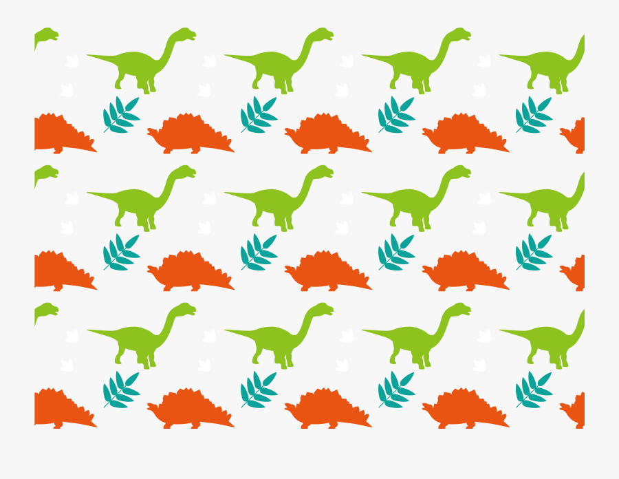 Dinosaur Footprints Reservation Euclidean Vector - Free Dinosaur Pattern Background, Transparent Clipart