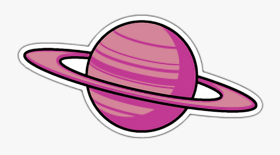 Saturn Planet Tumblr Sticker - Saturn Png, Transparent Clipart
