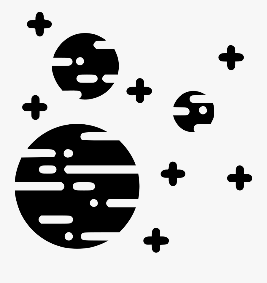 Planet Space Sun Uranus Mars Satellite Sky Universe - Flat Icon Romantic Night, Transparent Clipart