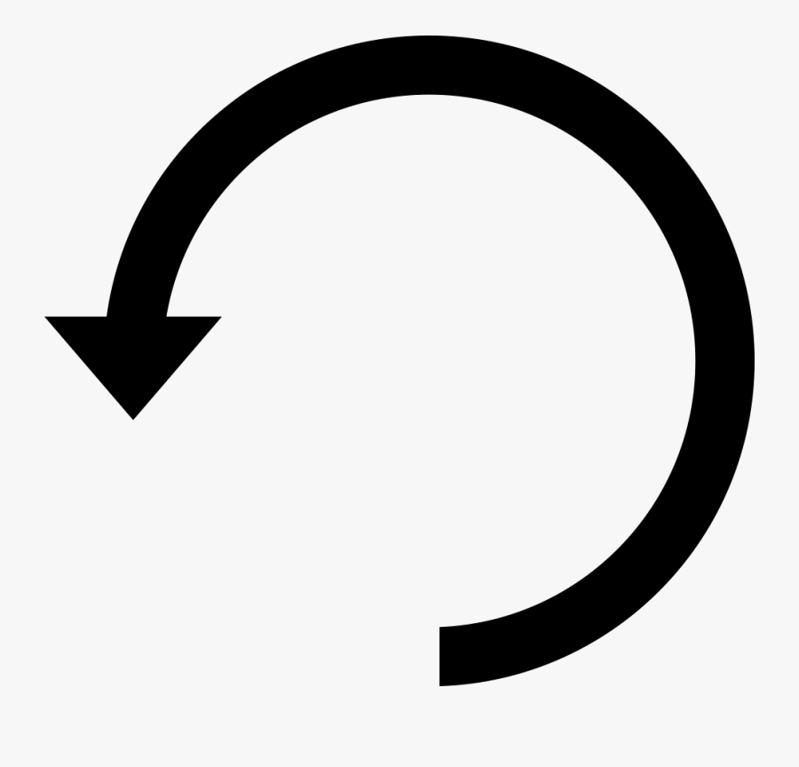 Counterclockwise Rotating Circular Arrow Symbol Comments - Transparent Background Circular Arrow, Transparent Clipart