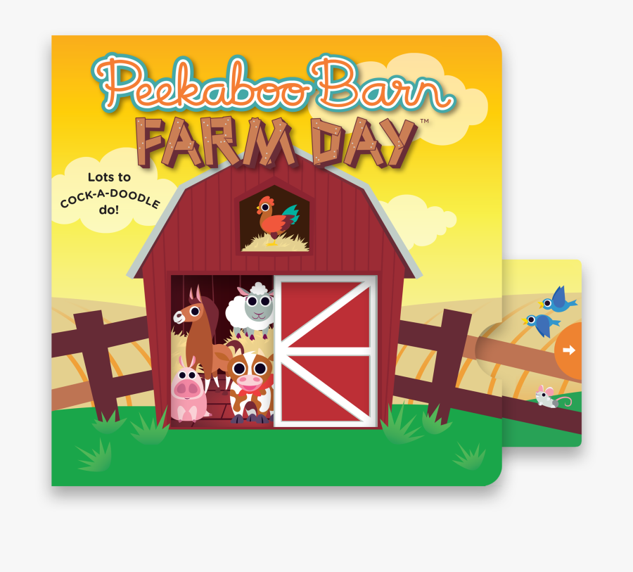 Peekaboo Barn Farm Day, Transparent Clipart