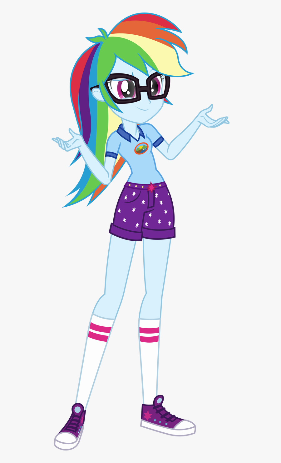 "sci-dash - Rainbow Dash My Little Pony Equestria Girls Vector, Transparent Clipart