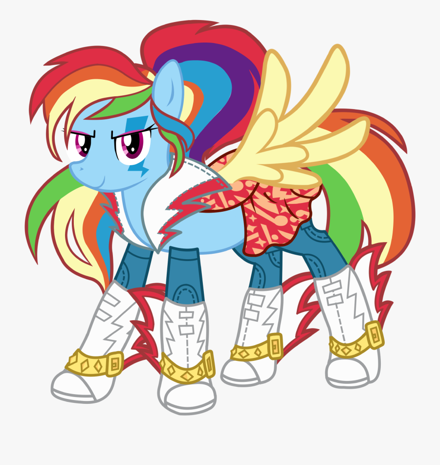 Rainbow Dash Rainbow Rocks Pony, Transparent Clipart