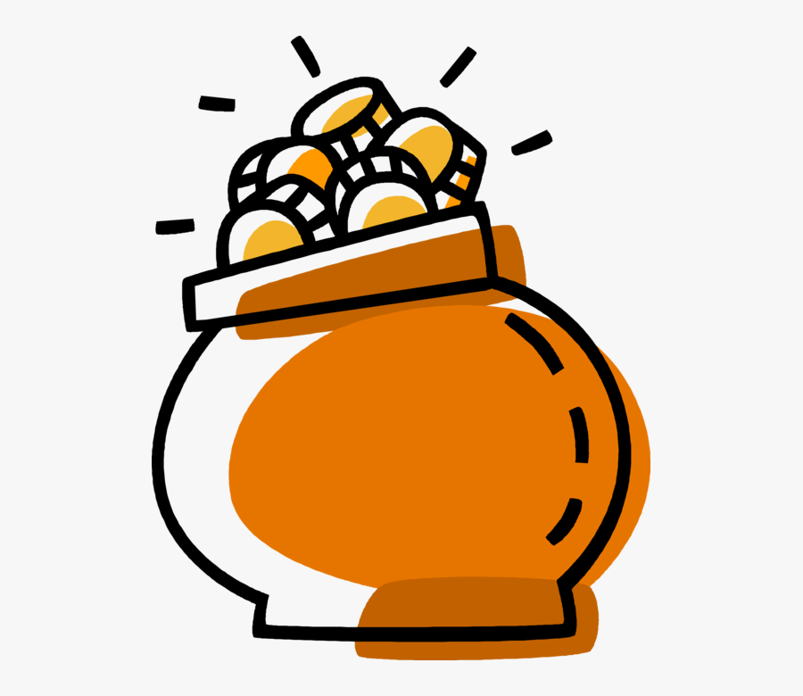 Transparent Pot Of Gold Coins Clipart - Draw Saint Patrick Day, Transparent Clipart