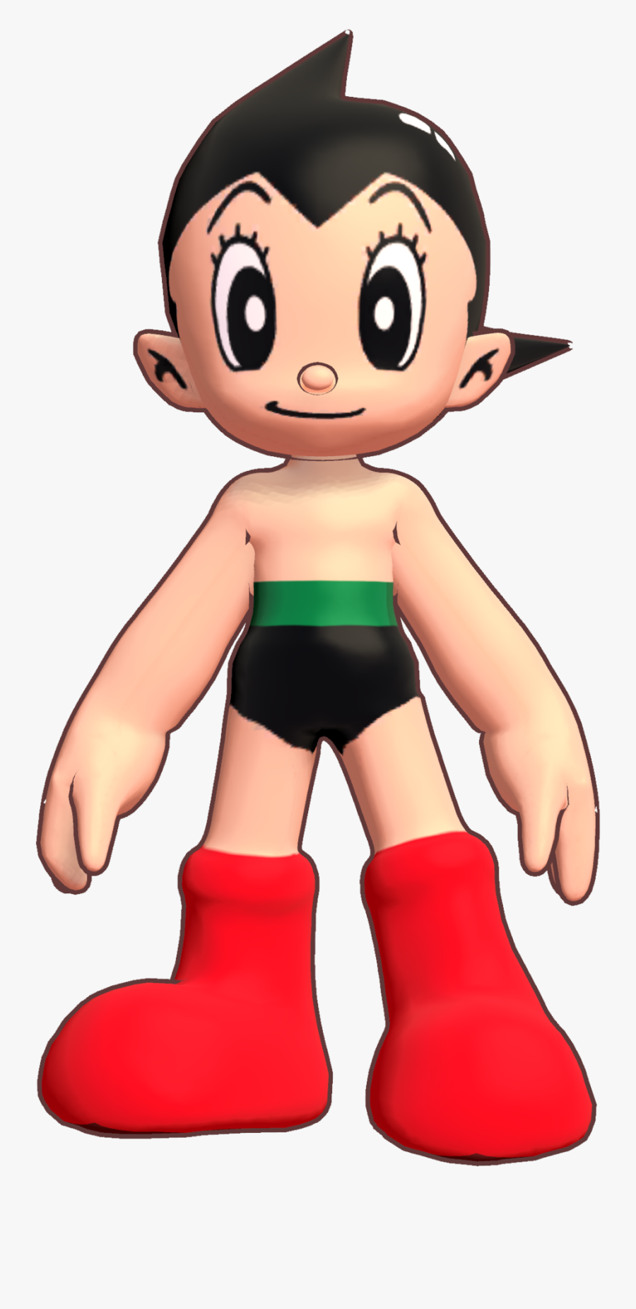 Mmd Astro Boy Dash 3d Model Export Preview 1 By - Astro Boy 3d Model, Transparent Clipart
