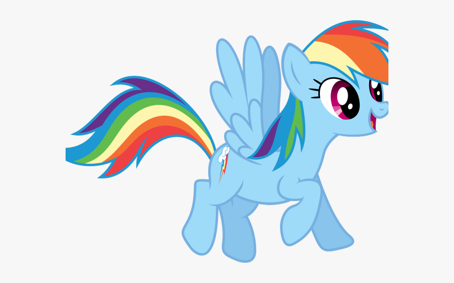 My Little Pony Clipart Rainbow Dash - Transparent Rainbow Dash Png, Transparent Clipart