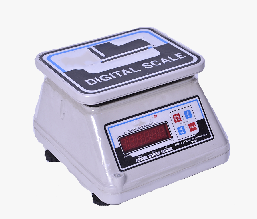 Transparent Weighing Scale Png - Digital Weight Machine Png, Transparent Clipart